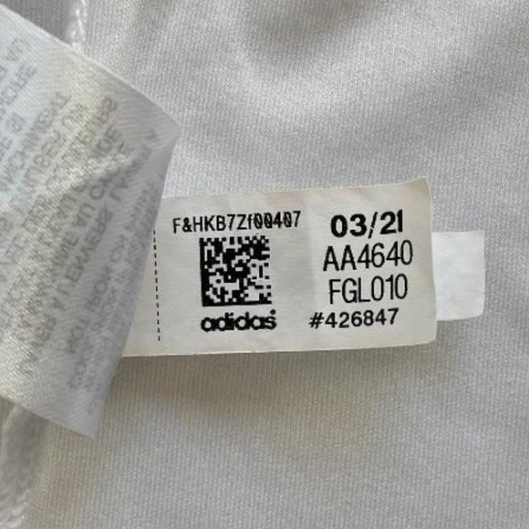 Adidas Girls' Big Girls Short Sleeve Aeroready Rainbow Logo Foil T-shirt - Picture 10 of 11